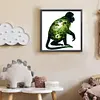 Monkey Landscape-Full Round Diamond Painting 