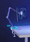 Aluminum Alloy Multi-Angle Foldable Cantilever Bracket 360 Degree Mechanical Rotation Clip Type And Magnetic Type Bracket