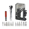 12-In-1 Bicycle Multitool Bike Repair Tools Set Lightweight for Bike Maintenance