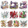 5D DIY Special Shape Diamond Painting Desk Ornament Decor Kit