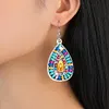 8 Pairs Double Sided Diamond Painting DIY Earring Making Kit for Women Girls
