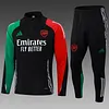 2024/2025 Arsenal Half-Pull Training Suit Black Football Shirt 1:1 Thai Quality