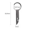 4Pcs Audio Sound Remover Key CD DVD Car Radio Install Disassembly Tool for Skoda