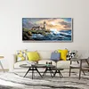 Seaside Lighthouse - Full Round/Square Diamond Painting(80x40cm)