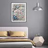 (US Local) Butterfly Letter 5D DIY Full Big Size Diamond Painting DIY Pictures Kits Full Drill Home Art40x50cm