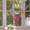 Diamond Painting Animal And Flower Hanging Clock Pendant Kit for Decoration
