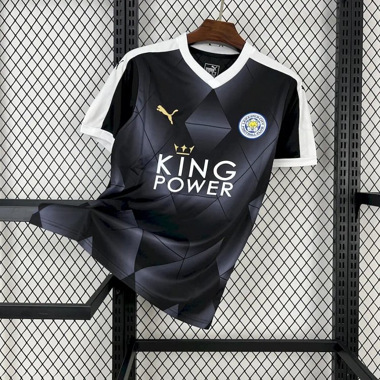 Leicester City 15/16 Retro Away Football Jersey