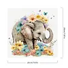 Elephant Flowers - Paint by Numbers Acrylic Painting 20*20CM(HOT)