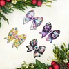 4Pcs Diamond Painting Brooch Diamond Painting Pins Jewelry Kit (Bow Tie)