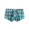 Men's Cotton Woven Boxers Button Fly Boxer Shorts Low Rise Lounge Boxer Trunks