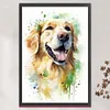 (Stamped/Counted) Golden Retriever-11CT Cross Stitch 40*60cm(Big Size)
