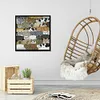 Kittens-14CT Stamped Cross Stitch Kit(46*46cm)