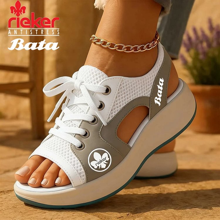 2026 Rieker&reg; &times; Bata&reg; povsem novi &scaron;portni, prosti čas, sandali z vezalkami in masažno podlogo