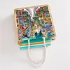 Diamond Painting Fairy Tale Town Tote Bag Handbag