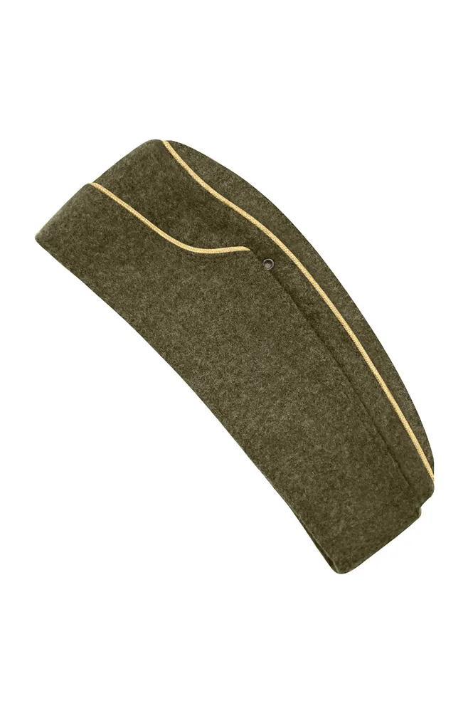   Wehrmacht Elite M1938 Brown Grey Wool Overseas Cap German-Uniform