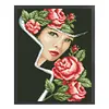 Flower Beauty- 9CT Full Beaded Cross Stitch Kit(38x49cm)