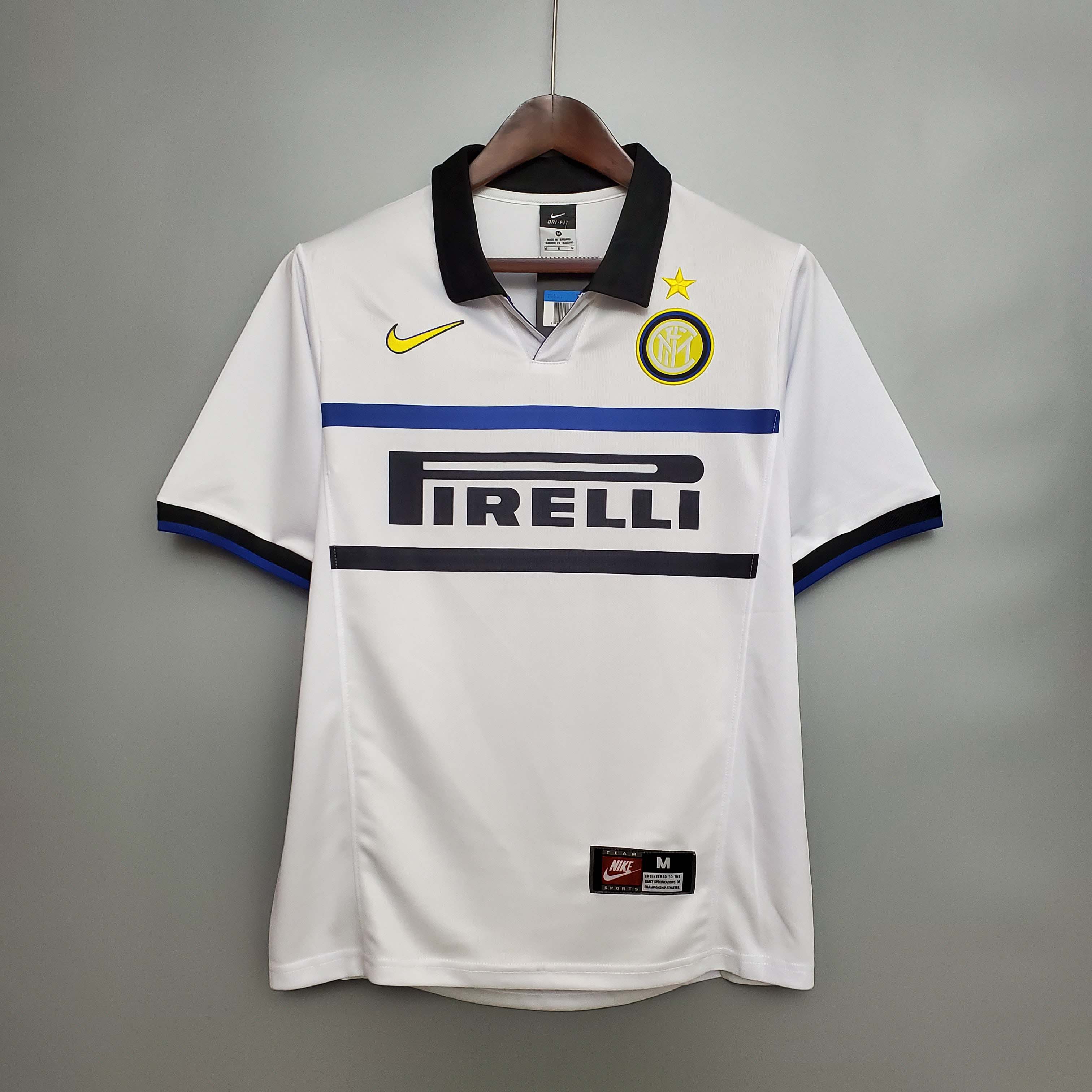 1998-1999 Retro Inter Milan Away Football Shirt 1:1 Thai Quality