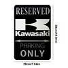 Kawasaki - Panneaux en &eacute;tain m&eacute;tallique(20*30cm/30*40cm) - Garage