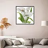 Stamped Cross Stitch-White Flower (17*17cm)