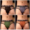 Summer Thin Ice Silk Hollow Mesh Men's Underwear