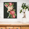 Flower Beauty- 9CT Full Beaded Cross Stitch Kit(38x49cm)