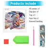 Diamond Painting-DIY Crystal Rhinestone Cute Witch Old Lady