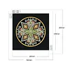>SALE<5D DIY Partial Special Shaped Drill Diamond Painting Datura Home Decor(YN067)