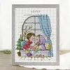4 Season Window-Winter-14CT Stamped Cross Stitch Kit(29x38cm)