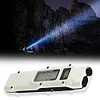LED Ultra-thin Flashlight W/ Digital LED Display Outdoor Flat Shape Flashlights