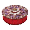 DIY Wooden Diamond Art Painting Storage Box Kit with Rotate Lid Diamond Art Painting Holder Box for Adults Beginners Home Office Decor