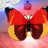 6Pcs Butterfly DIY Diamond Painting Butterfly Decorative Stickers Set with Light Kit