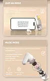 British Muslim Wireless Bluetooth Earphone QB525 with Smart Quran Speaker