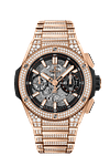 Hublot Big Bang Integrated King Gold Pave 42mm Watch
