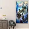 Wolf -11CT Stamped Cross Stitch Kit(40*70cm)