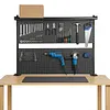 [US Local Warehouse] Desktop Shelving System with Monitor Stands Computer Accessories Clamp On Desk Organizer Shelf 51 X 34 Inch for Office Supplies Dorm Home Decor