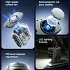 Portable Waist Fan Rechargeable Hands-Free Hanging Neck Fan 100 Speeds 13000RPM with Light for Travel Camping Outdoor Jobsite Sports Golf
