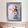 >SALE<5D DIY Full Drill Diamond Painting Cute Angels Cross Stitch Embroidery Kit