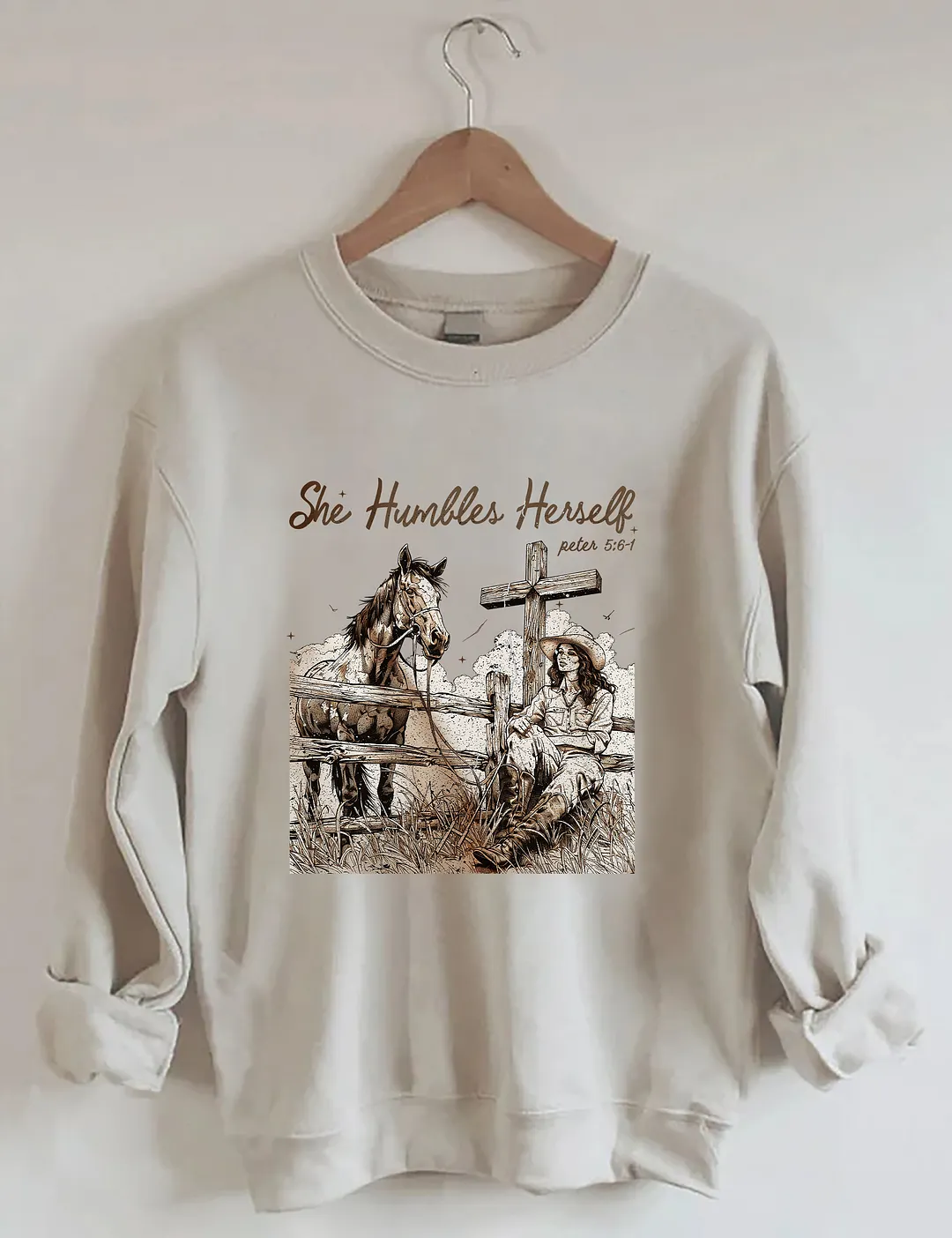 She Humbles Herself Sweatshirt