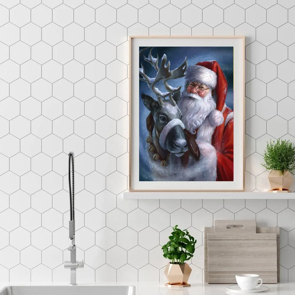 Diamond Painting - Full Round Drill - Santa Claus