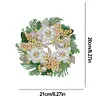 Diamond Painting Christmas Wreath Pendant