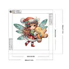 >SALE<5D DIY Partial Special Shaped Drill Diamond Painting Pixie Angel Decor 30x30cm