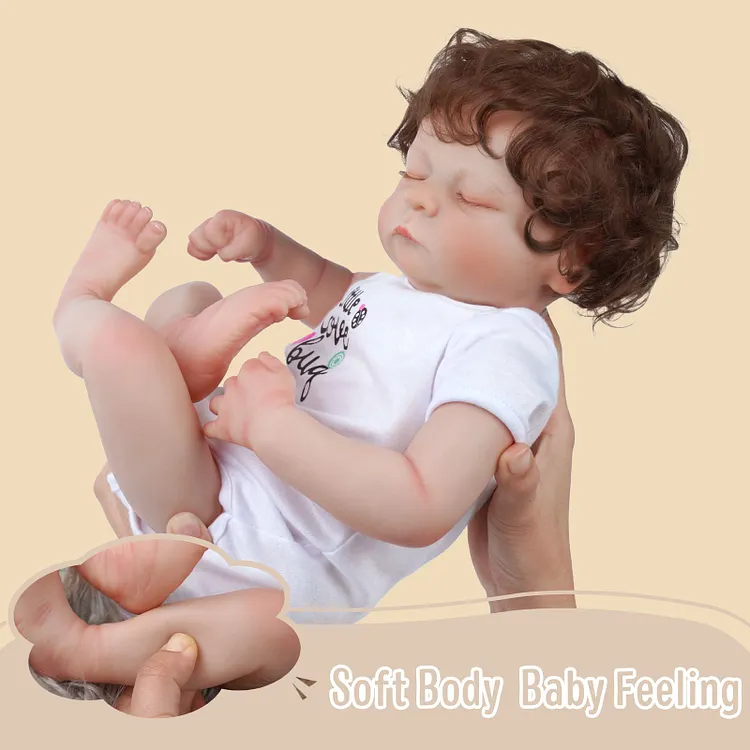 Babeside Sleeping Reborn Baby Noah 20'' Little Infant Boy Healing Through Touch