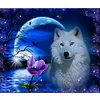 Diamond Painting -Partial Drill Night Wolf