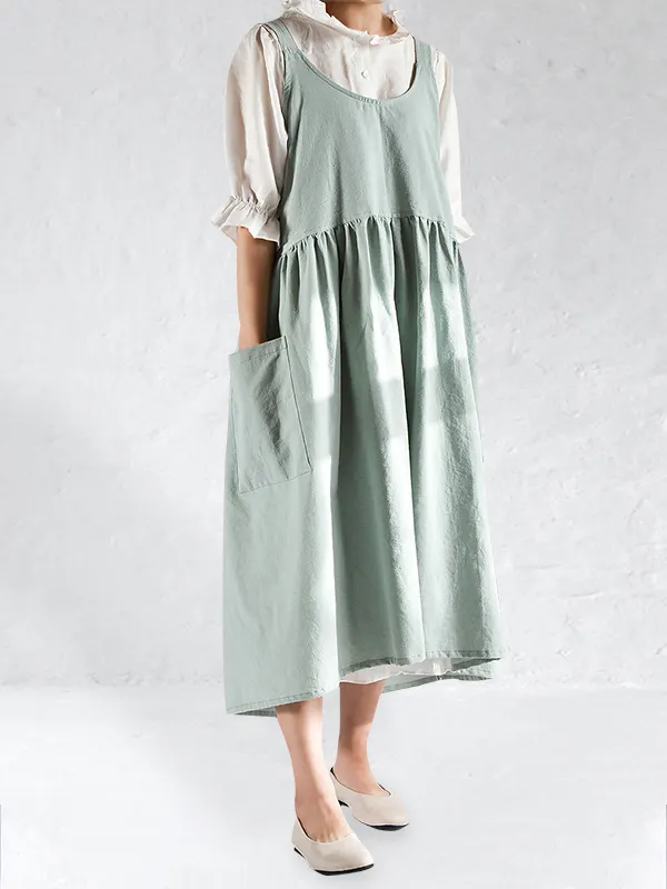 Vintage Cross Back Comfy Apron