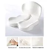 Memory Foam L-Shaped Integrated Seat Cushion with Lumbar Support Sitting Pillow