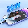New Capsule Power Bank Ultra-Thin Compact Portable Fast Charging Wireless Built-in Line Mini Mobile Power Supply Suitable For iPhone Apple Huawei Mobile Phone iwatch Magnetic Watch