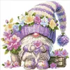 (US Local)Gnome - 9CT Partial Beaded Cross Stitch Kit(40x39cm)