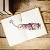 (US Local)3Pcs Special Shape Flowers Diamond Painting Bookmark Making Kit for Book Lovers