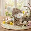 Handmade Mini Bunny Hug Cute with Gift Box Card Soft Floppytiny Easter Bunnie Best Gifts for Bunny Easter Holiday Birthday