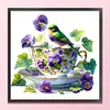 Bird Teacup-14CT Counted Cross Stitch Kit(40x40cm)